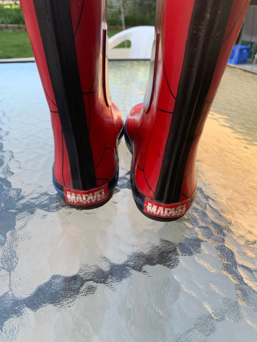 Kids Spider-Man Rain Boots size 2-3